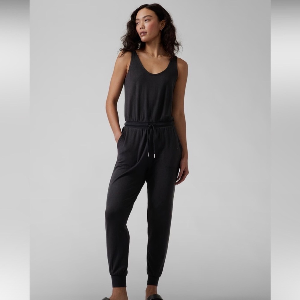 NWT Athleta Black Balance Jumpsuit 1X